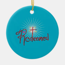 Christian Cross Blue Green