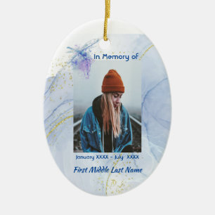 Ornamento De Cerâmica Christian Memorial KeepsasaemDragonfly