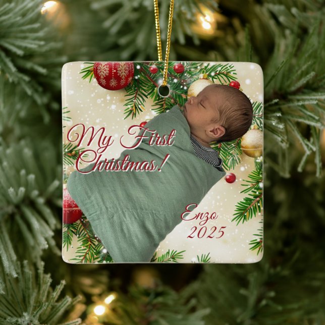 Ornamento De Cerâmica Christmas Design (Árvore)