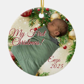 Ornamento De Cerâmica Christmas Design