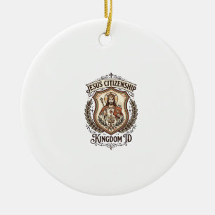 Ornamento De Cerâmica Cidadania Reino ID Cidadania Parentesco Jesus