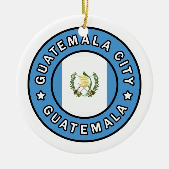 Ornamento De Cerâmica Cidade da Guatemala Guatemala (Frente)