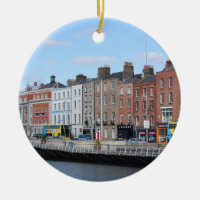 Cidade de Dublin no Liffey