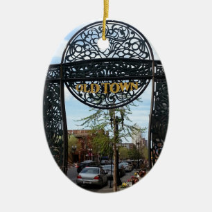 Ornamento De Cerâmica Cidade velha Chicago