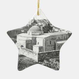 Ornamento De Cerâmica Cidade velha de Jerusalem, CA 1890