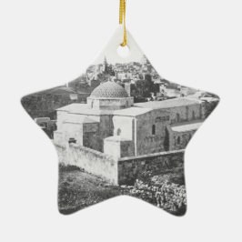 Ornamento De Cerâmica Cidade velha de Jerusalem, CA 1890