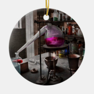 Ornamento De Cerâmica Ciência - químico - química para a medicina