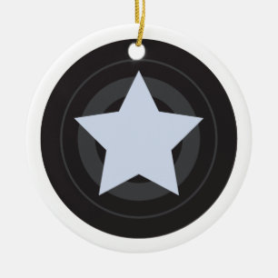 Ornamento De Cerâmica Cilindro Personalizado Derby Jammer Star
