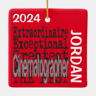 Ornamento De Cerâmica Cinematógrafo Extraordinário PERSONALIZADO