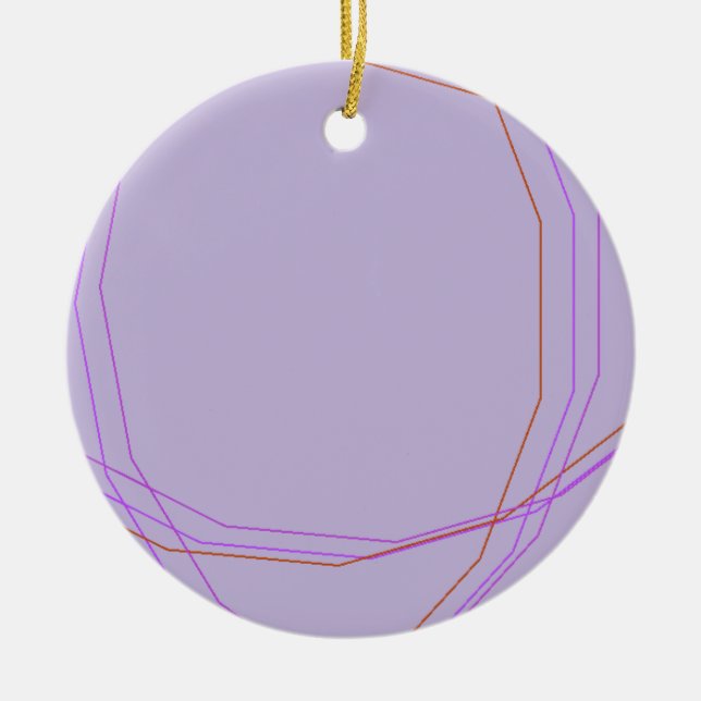 Ornamento De Cerâmica cinza 8297 (Frente)