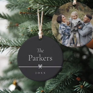 Ornamento De Cerâmica Cinza Foto mínima simples do Arco