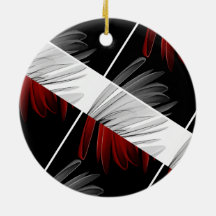 Cinza Vermelha Design Acrínica Relógio de Parede