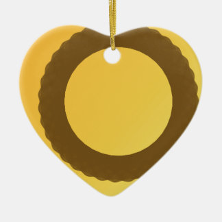 Ornamento De Cerâmica círculo na abstrato da terra marrom