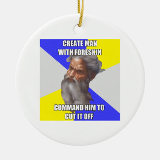 Ornamento De Cerâmica Circuncisão do deus do troll