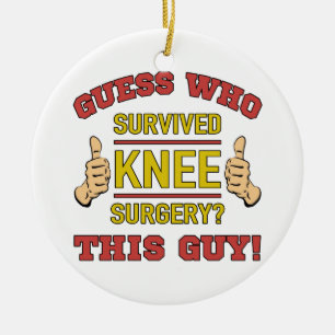 Ornamento De Cerâmica Cirurgia Funny Knee