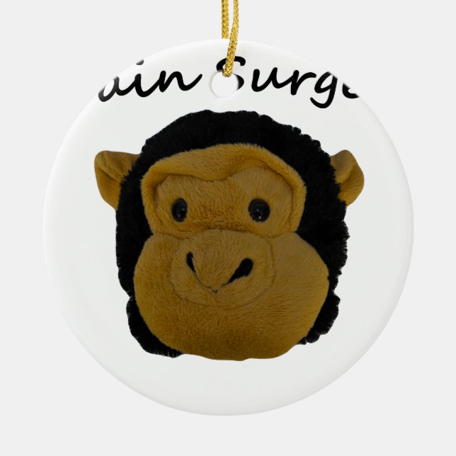 Ornamento De Cerâmica Cirurgião cerebral (Frente)