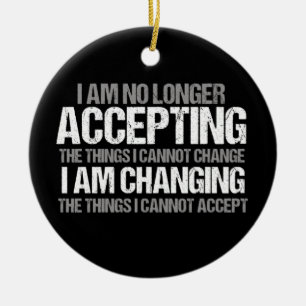 Ornamento De Cerâmica Citação de Mudança de Ativista Político Inspirador