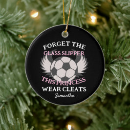 Ornamento De Cerâmica Citação engraçada de futebol para a equipe de fute