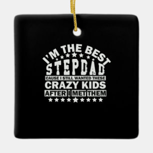 Ornamento De Cerâmica Citações do Avô   Sou O Melhor Stepdad
