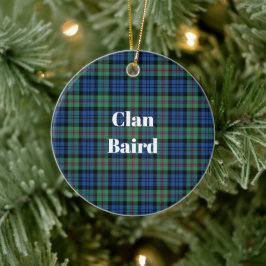 Ornamento De Cerâmica Clan Baird Ancient Tartan