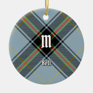 Ornamento De Cerâmica Clan Bell Tartan