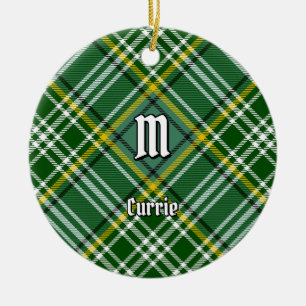 Ornamento De Cerâmica Clan Currie Tartan