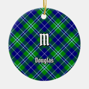 Ornamento De Cerâmica Clan Douglas Tartan