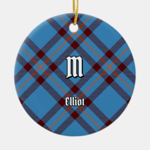 Ornamento De Cerâmica Clan Elliot Ancient Tartan Cerâmica Ornament