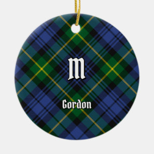 Ornamento De Cerâmica Clan Gordon Tartan Cerâmica Ornament