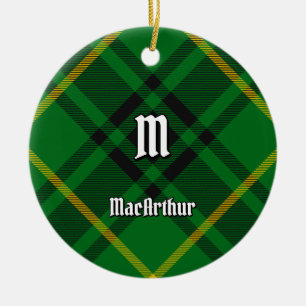 Ornamento De Cerâmica Clan MacArthur Tartan
