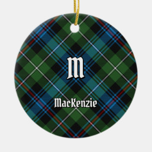 Ornamento De Cerâmica Clan MacKenzie Tartan Cerâmica
