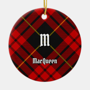 Ornamento De Cerâmica Clan MacQueen Tartan