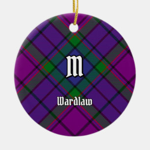 Ornamento De Cerâmica Clan Wardlaw Tartan