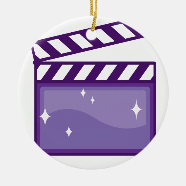 Ornamento De Cerâmica ClapperMovieVector.pdf (Frente)