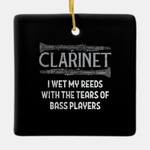 Ornamento De Cerâmica Clarinet