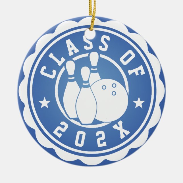 Ornamento De Cerâmica Classe da Equipe de Boliches 202X (Frente)