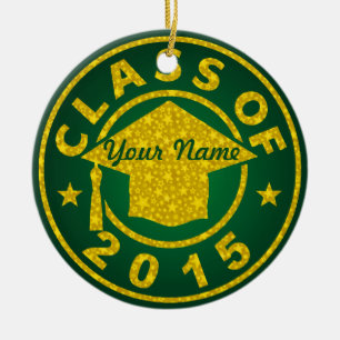 Ornamento De Cerâmica Classe de 2015