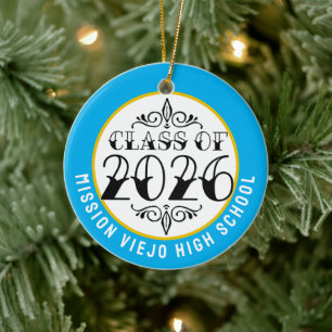 Ornamento De Cerâmica Classe de Graduação de Foto 2026