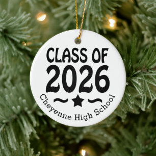 Ornamento De Cerâmica Classe de Graduação de Fotos 2026