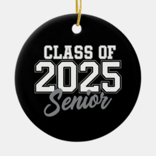 Ornamento De Cerâmica Classe De Mais velho De 2025 De Volta À Escola 202