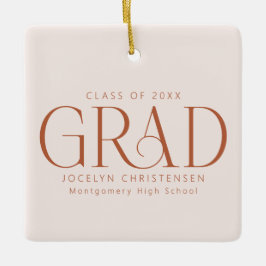 Ornamento De Cerâmica Classe de manutenção personalizada de graduação de