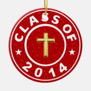 Ornamento De Cerâmica Classe do cristão 2014