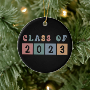 Ornamento De Cerâmica Classe Retroativa de Oferta de Formandos Escolar 2