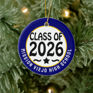 Ornamento De Cerâmica Classe Star de Graduação de Foto 2026