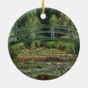 Ornamento De Cerâmica Claude Monet - A Ponte Japonesa