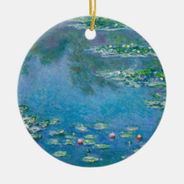 Ornamento De Cerâmica Claude Monet - Lírios Água 1906