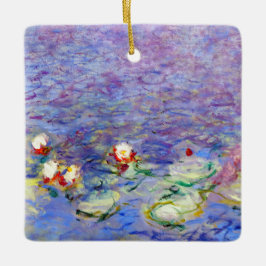 Ornamento De Cerâmica Claude Monet - Lírios Hídricos