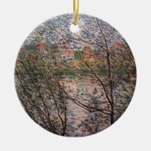 Ornamento De Cerâmica Claude Monet - Primavera através dos ramos