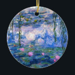 Ornamento De Cerâmica Claude Monet Water Lillies 1919<br><div class="desc">Título: Aglomerado de Água: Claude Monet Ano: 1919</div>