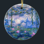 Ornamento De Cerâmica Claude Monet Water Lillies 1919<br><div class="desc">Título: Aglomerado de Água: Claude Monet Ano: 1919</div>